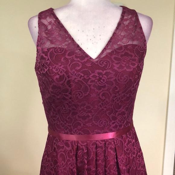 Lace sleeveless knee length - Picture 4 of 16